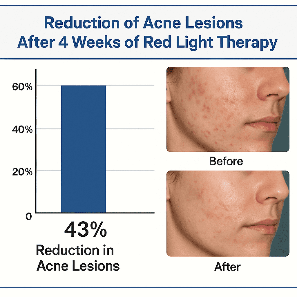 Acne Reduction with Light Therapy