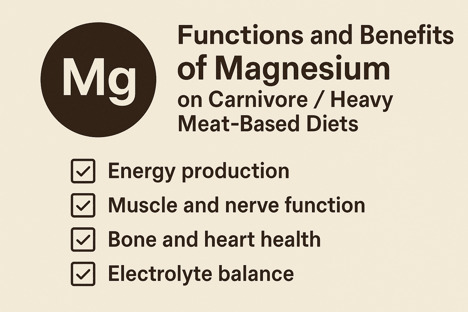 Magnesium Function