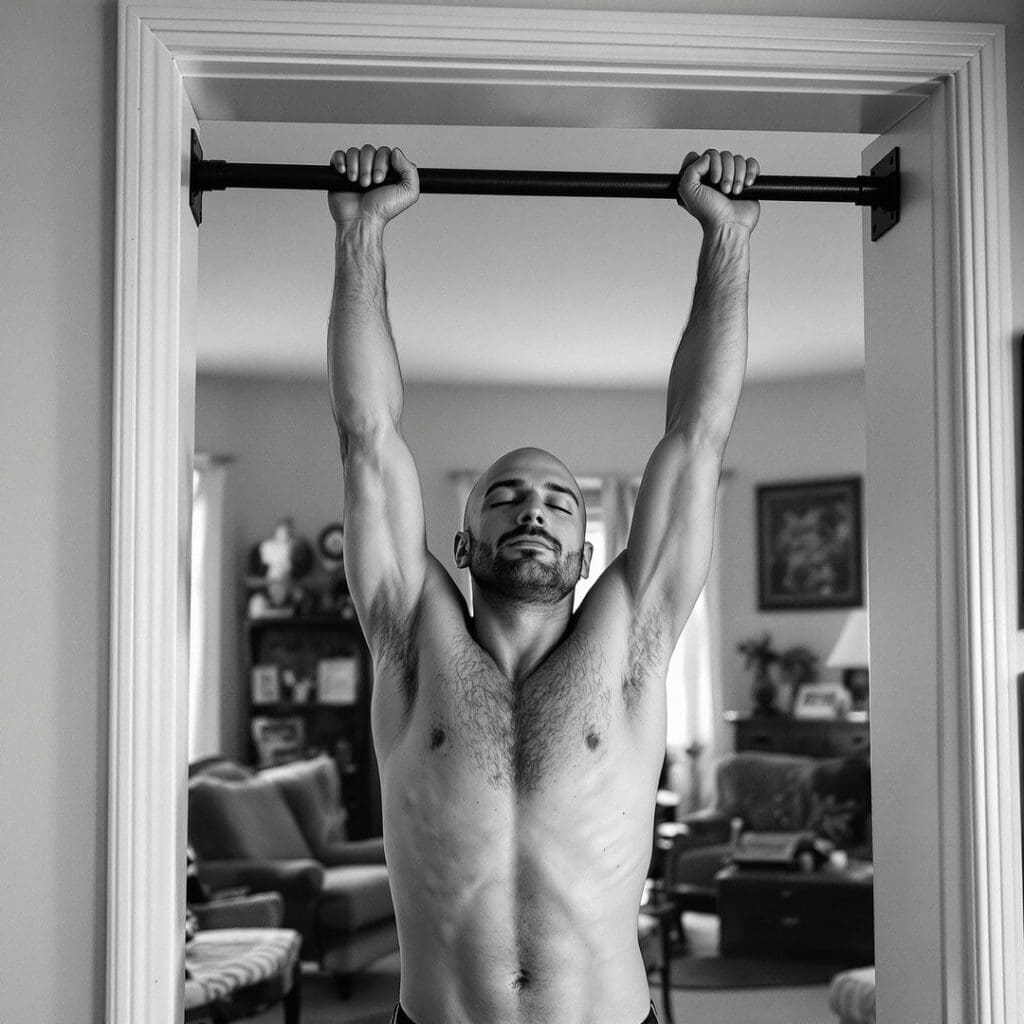 Feeling the back crack on the pullup bar